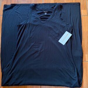 Athleta Elegant Black V-Neck Dress